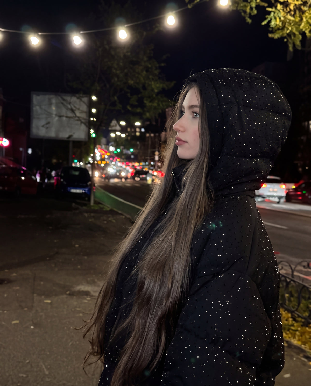 Shimera Puffer - modelka lifestyle